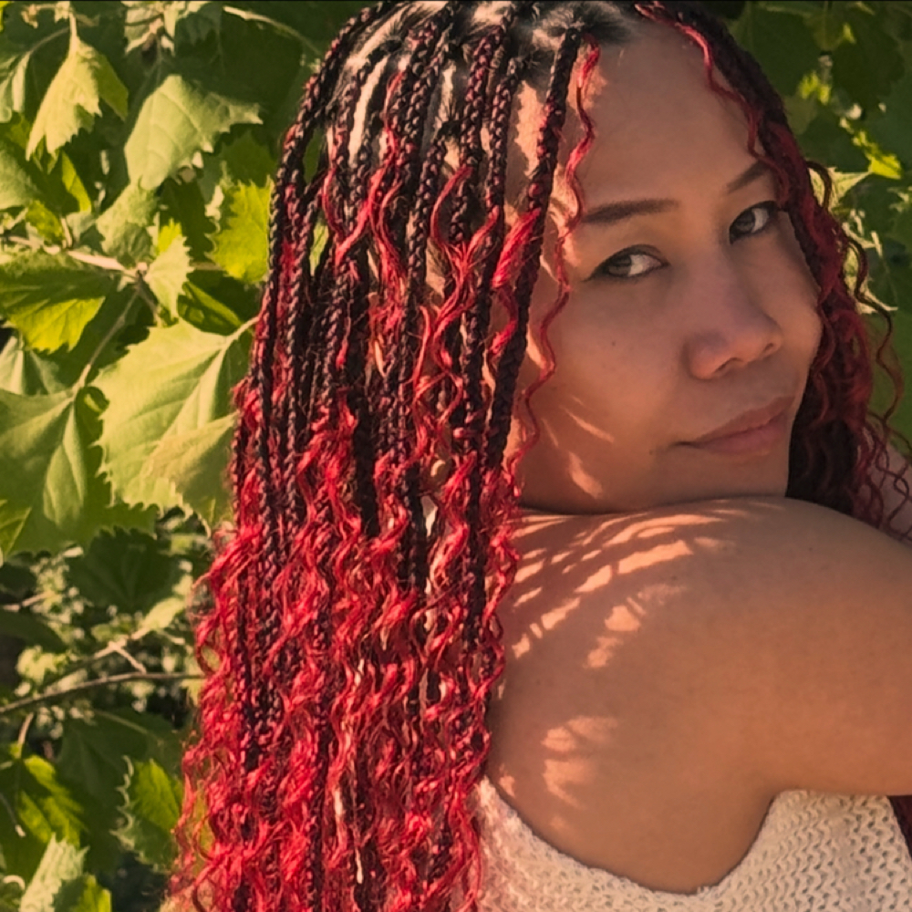 Medium Boho Knotless Braids at Originalbeautyco in Charlotte, NC