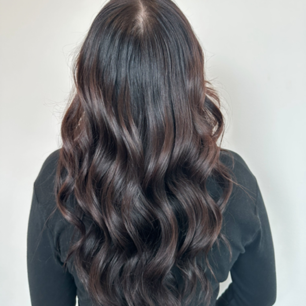 Blowout & Curls at Jaclyn Behind the Hair in Johnston, RI