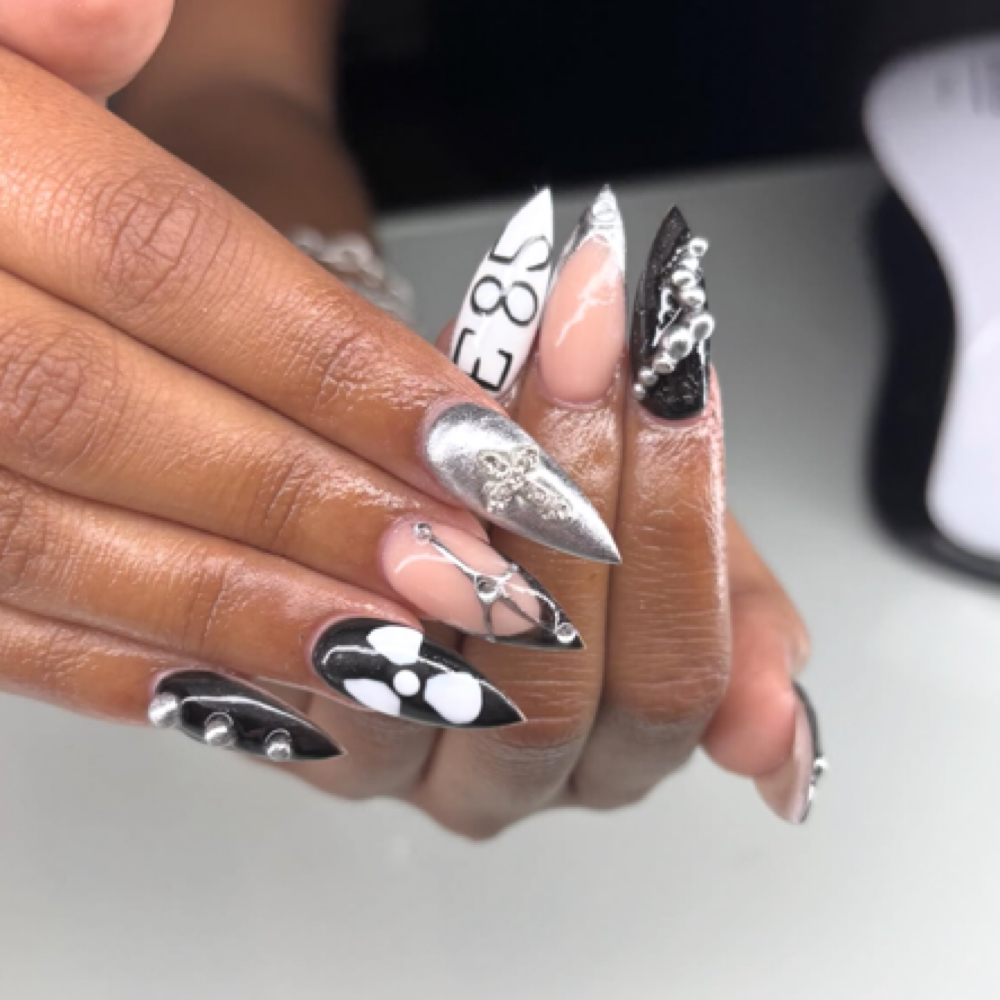 Extra Freestyle Any Length at Luxnailsalon in Greenville, TX