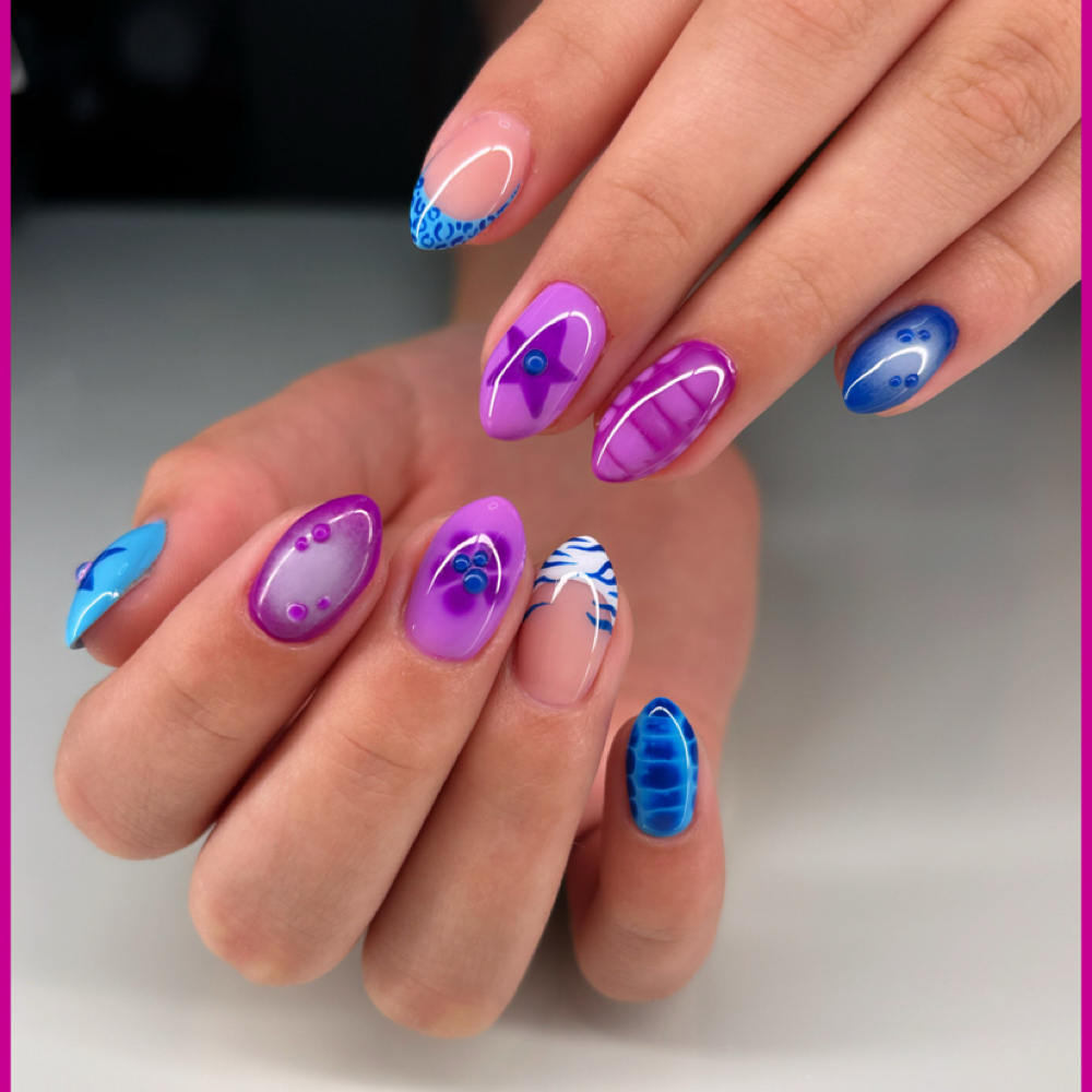 Nail Fill for Short Length W/ 2 Art at Nails By Krystal Brown in Hooper, UT