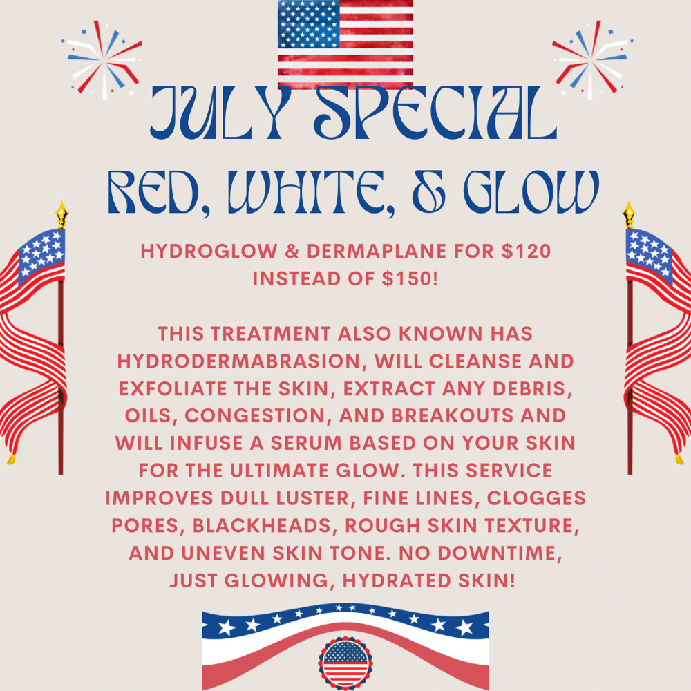 July Special-HydroGlow & Dermaplane