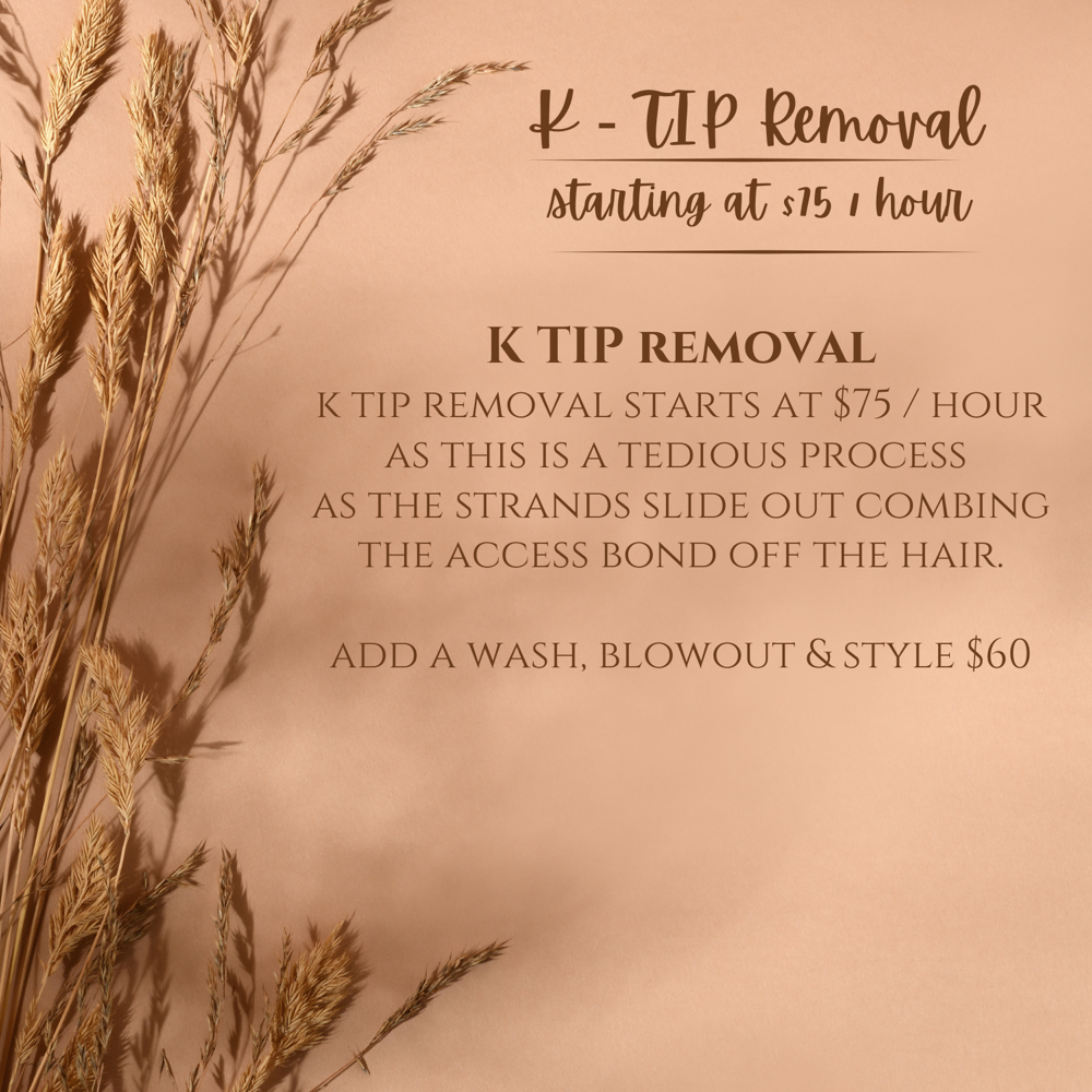 K Tip Removal