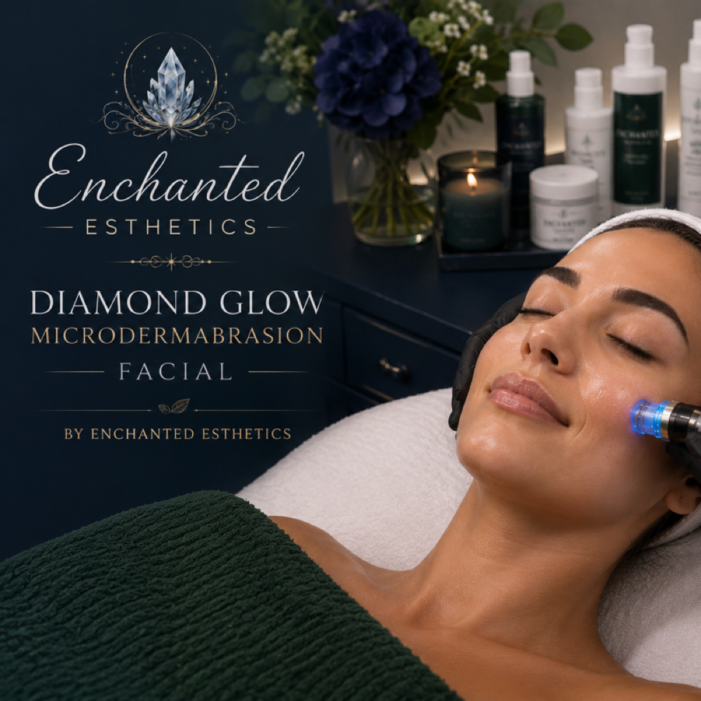 ✨ Diamond Glow Microdermabrasion at Enchanted Esthetics in Sacramento, CA