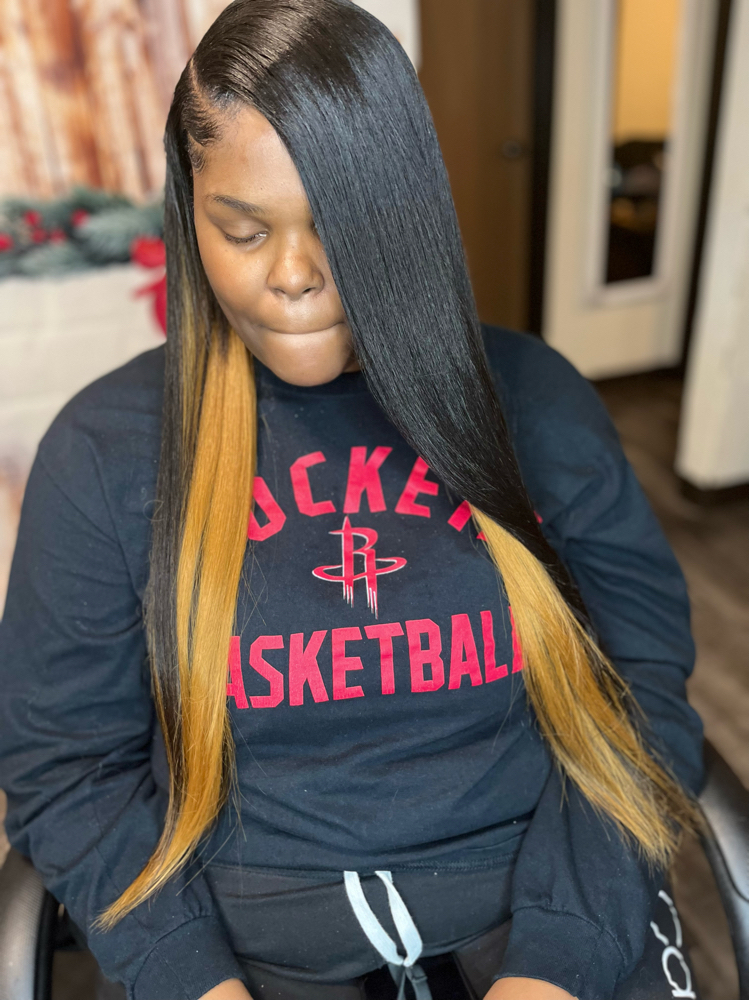 Traditional Sew In at BraidsByChardonnay in Milwaukee, WI