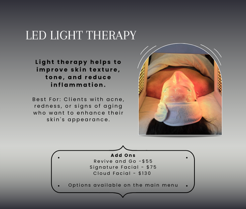 LED Light Therapy Facial Add On