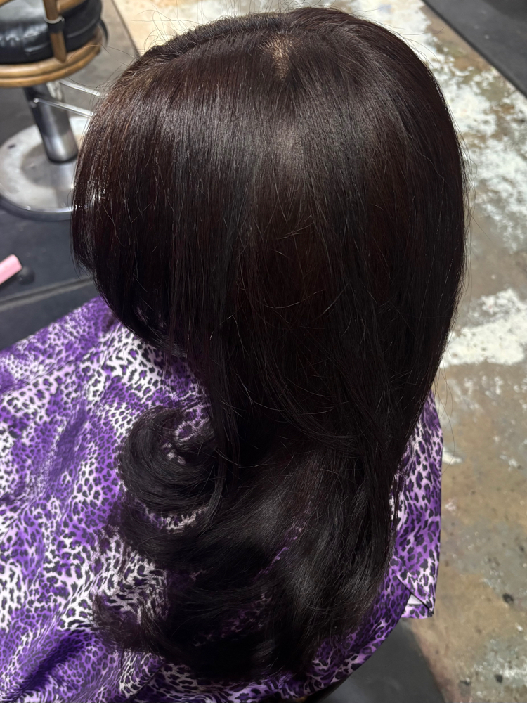 All over color (Black/Dark brown)