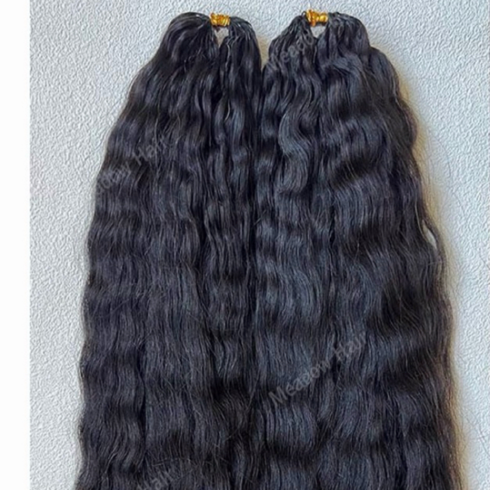Wet And Wavy Human Crochet Hair at The Hair Healer Studio in Richmond, VA