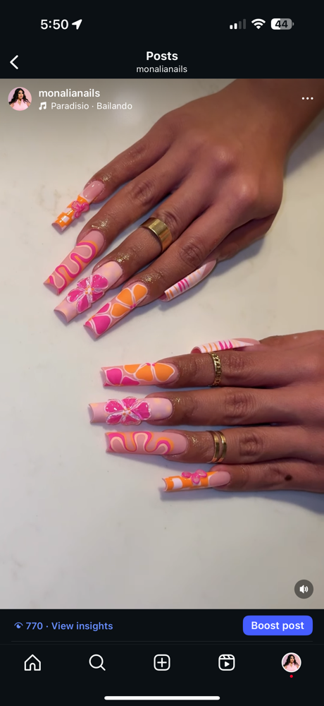 Gel X at Monalianails in Fullerton, CA