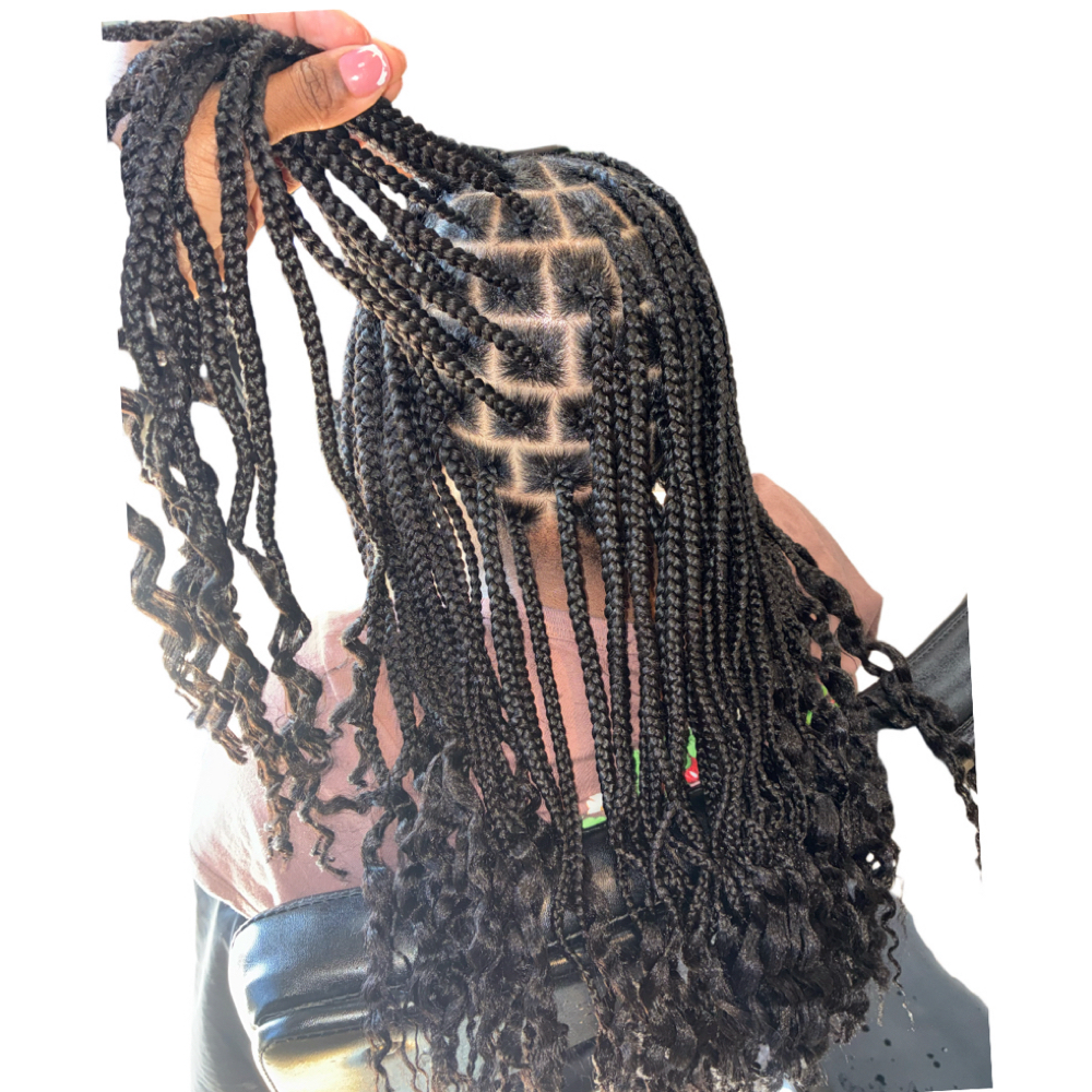 Medium Knotless Braids at Trim Blinx Studio in Decatur, GA