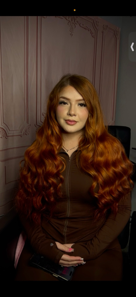 Copper Hair Extention at Onestoparadisee in Anaheim, CA