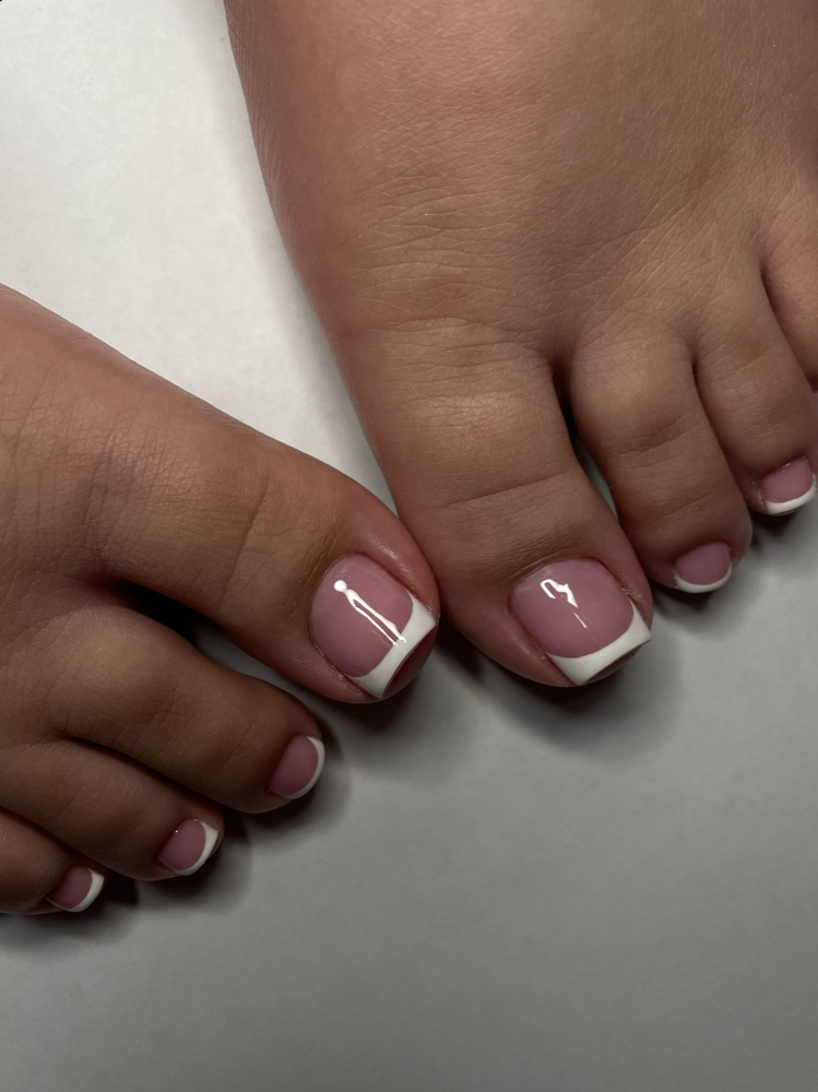 ADD ON French tip toes