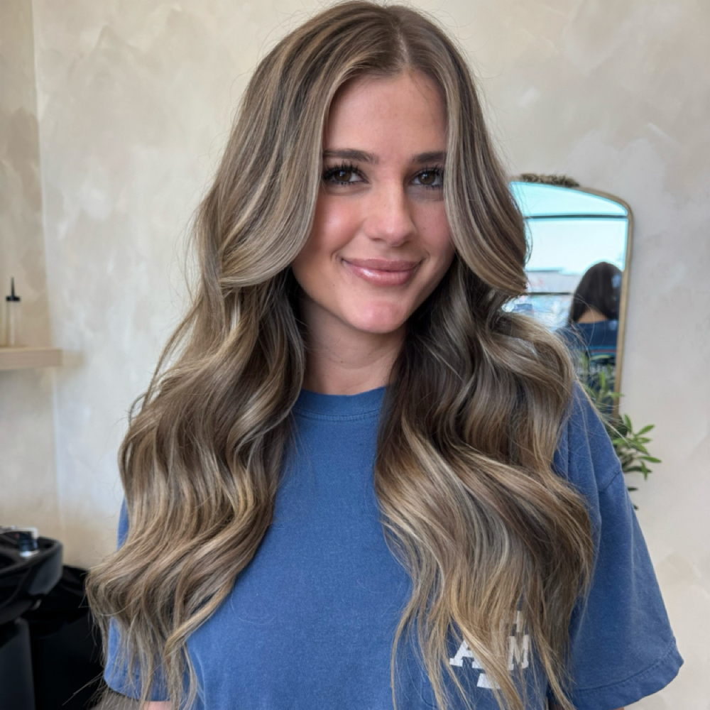 Balayage And Blowout at Blonding Texas Hair Studio in Cibolo, TX