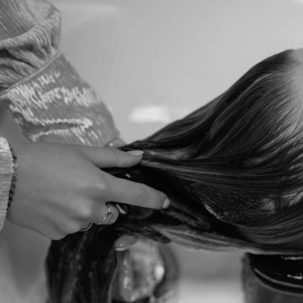 Wash/Style Long Hair at ONYX DISTRICT in Mcalester, OK