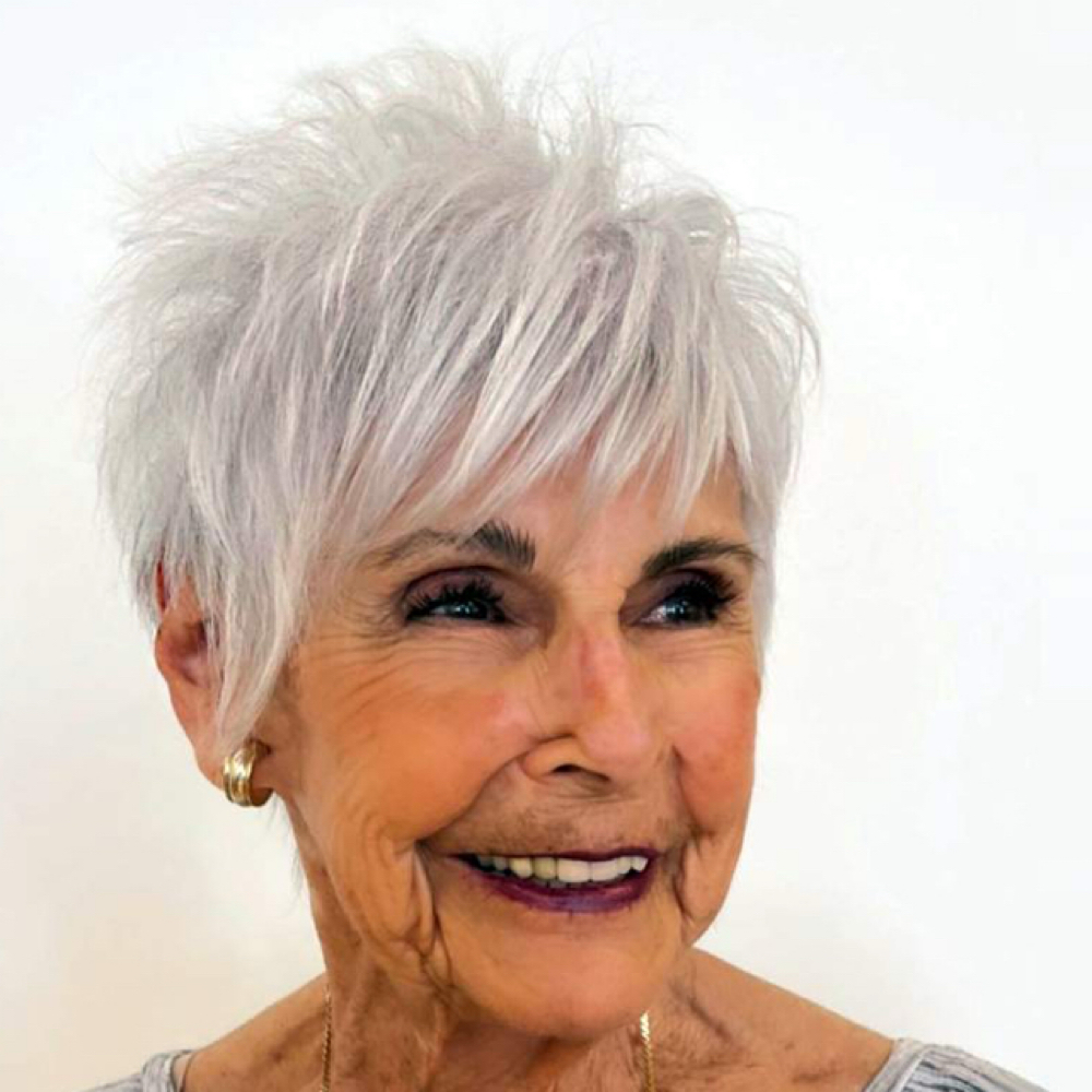 Senior Women’s Cut at The Blonde Barber in Columbia, IL