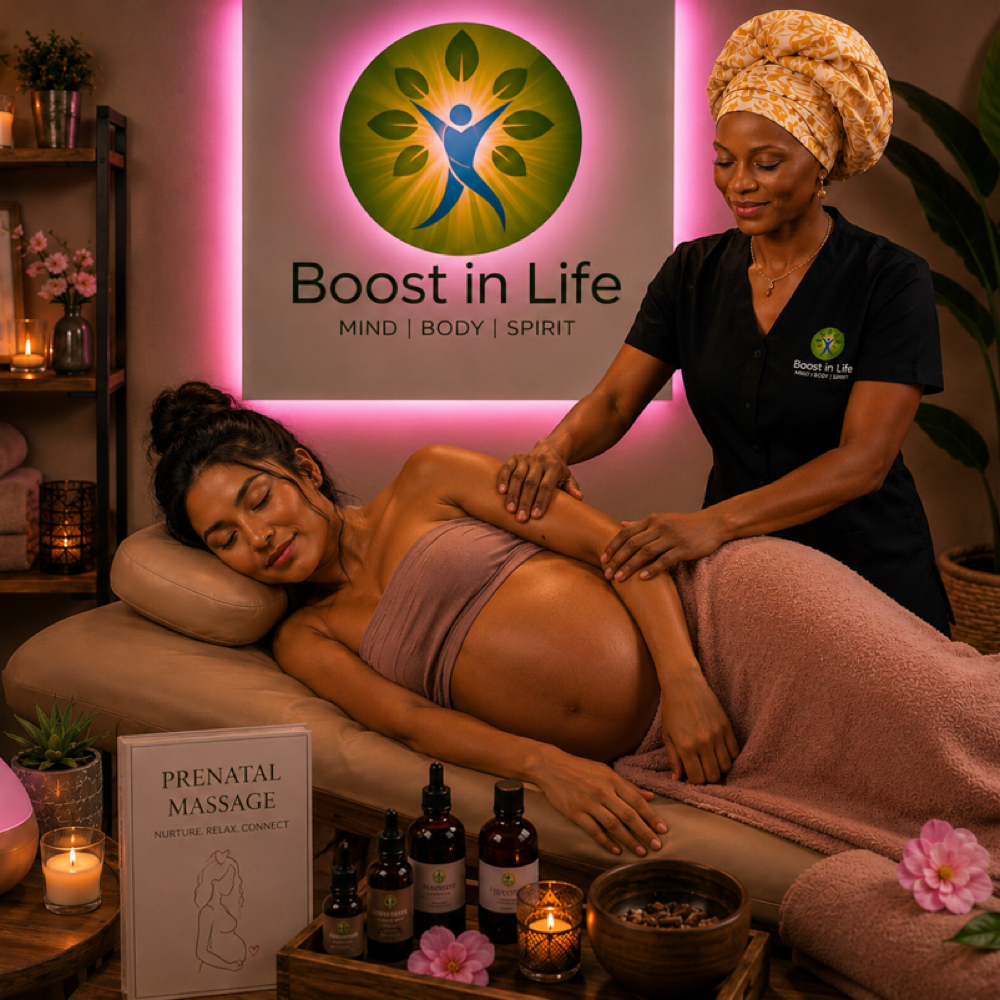 Prenatal Massage at Boost in Life Holistic Healing in Houston, TX