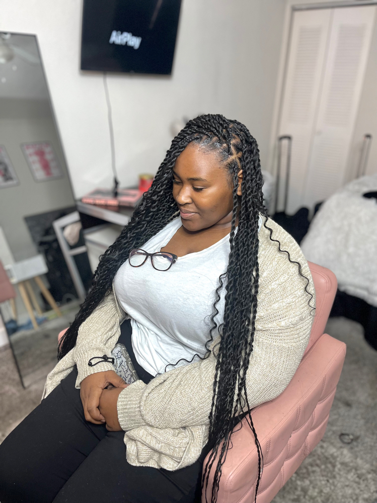 Boho Island Twist (Butt length)