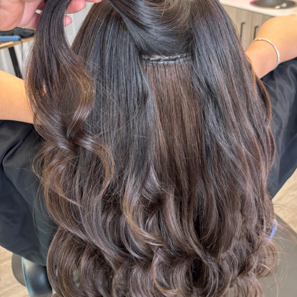 SEW-IN HAIR EXTENSIONS at Glow Divino Studio in Phoenix, AZ