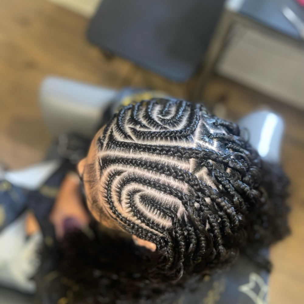 Medium Fulani Braids at Red Rose Styles LLC. in Moore, OK
