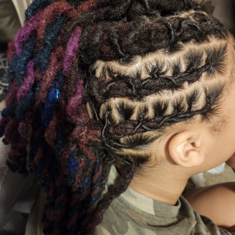 Style For Locs at Braids by meatta llc in Ypsilanti, MI