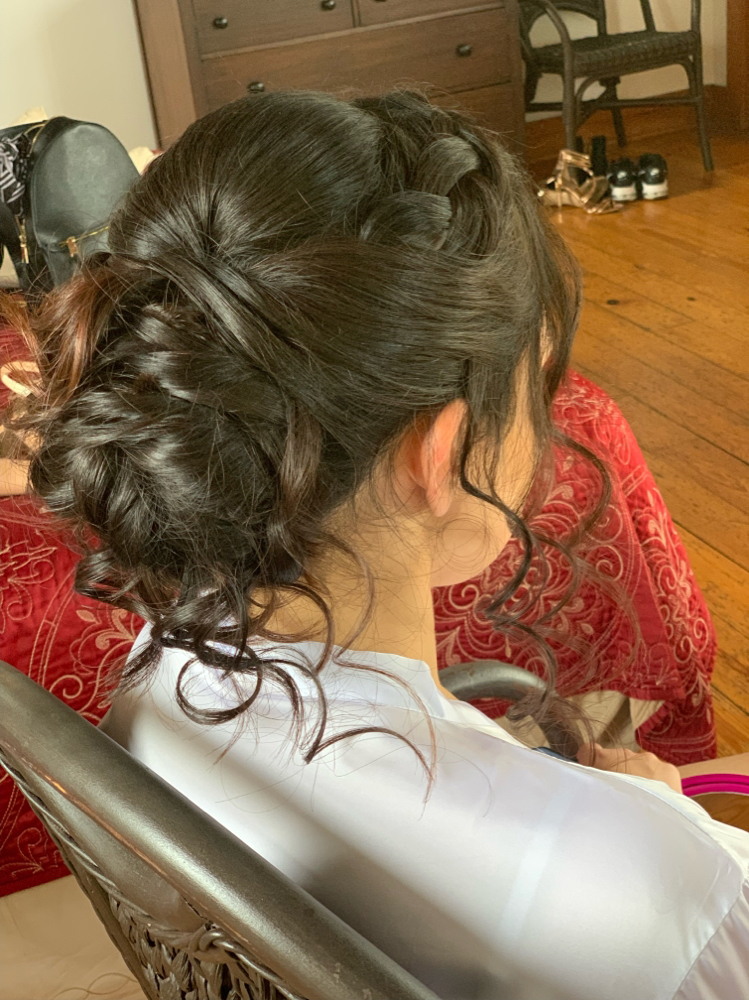 Trial Run Bridal Hair