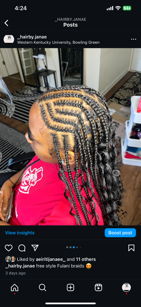 Tribal/Fulani Braids