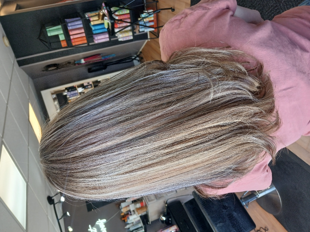 Partial Foil, Haircut, Blowdry