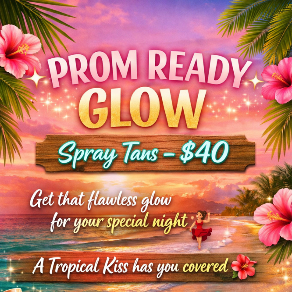 Prom Spray Tan Special at Hourglass Beauty Bar in Vacaville, CA