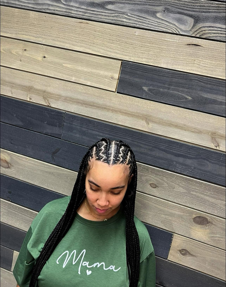 Medium Tribal Braids at TheHairAllure in Indianapolis, IN