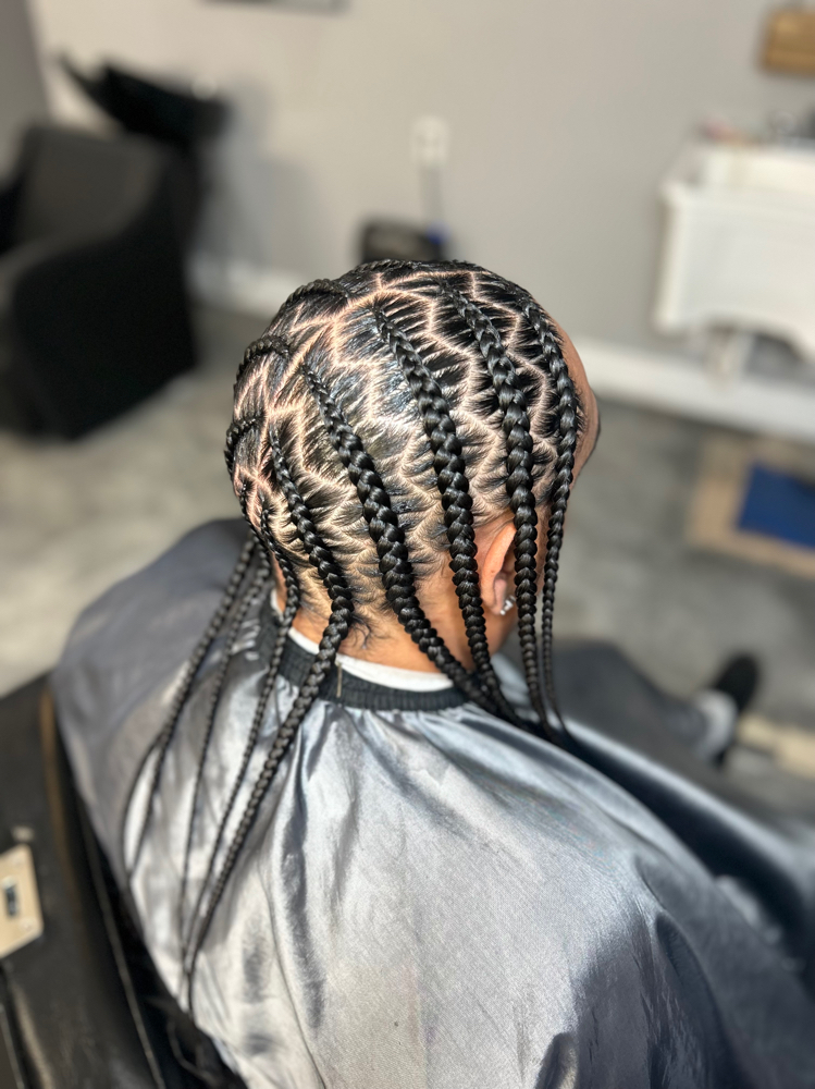 Designed Natural Cornrows Full Head