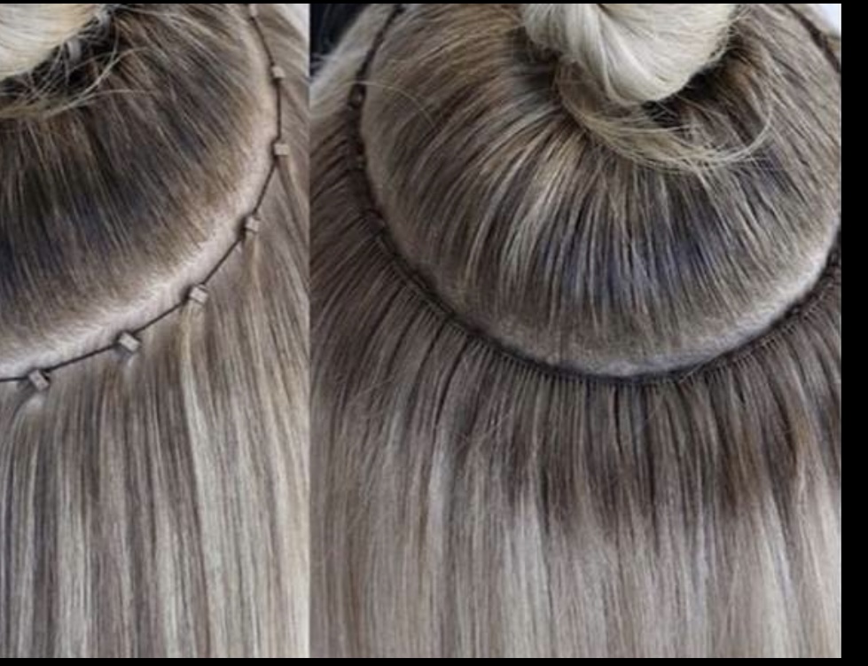 Weft Hair Extentions Install
