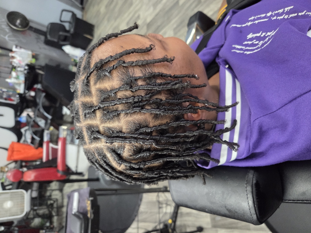 Medium Starter Locs at Shalon Stylez in Kent, WA