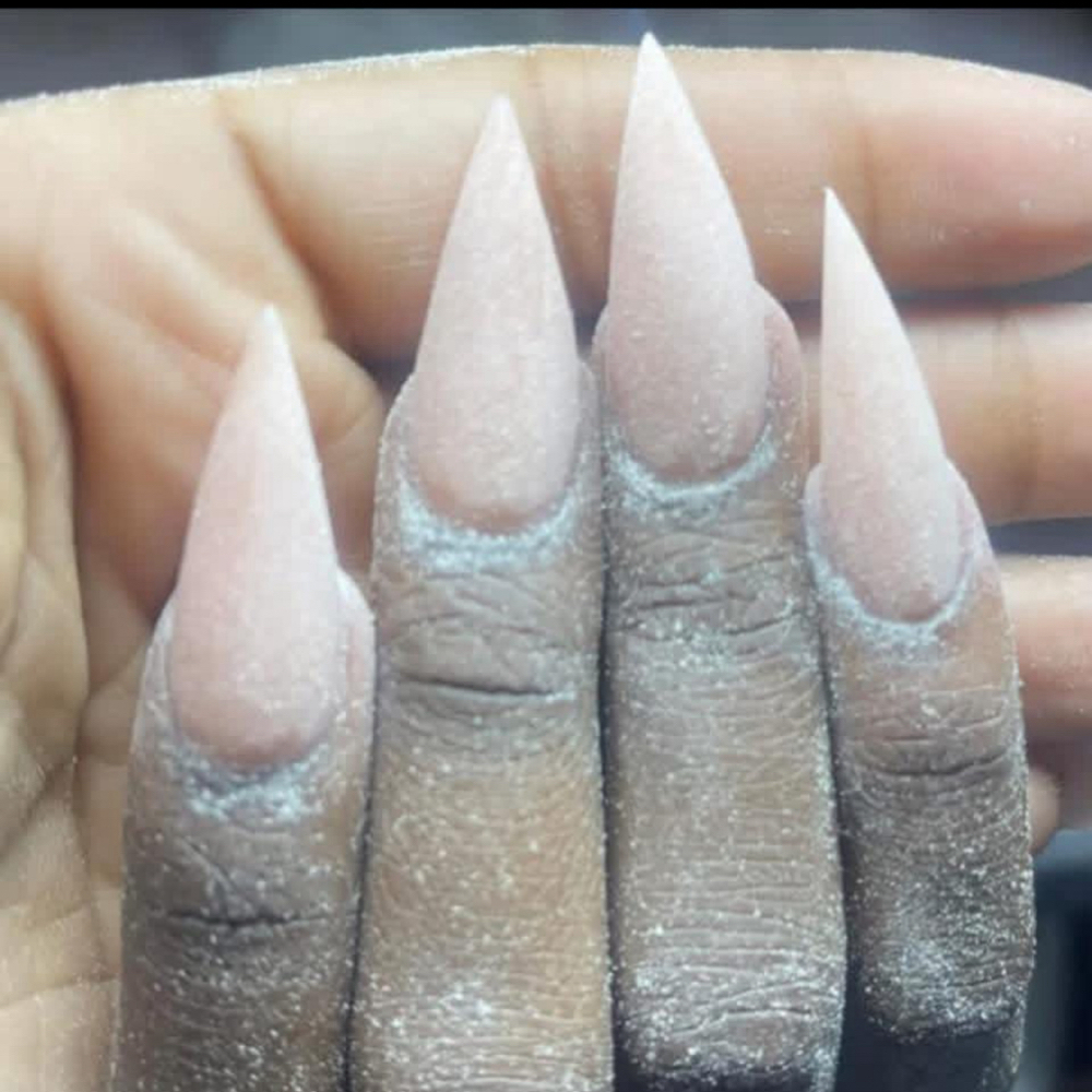 Vee’s Stiletto Grippers at Royal Dripp’d Nails in Vance, SC