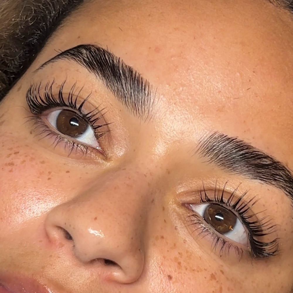 Brow Lami and Lash lift combo 💌 at PureGraceAesthetics in Port St. lucie, FL