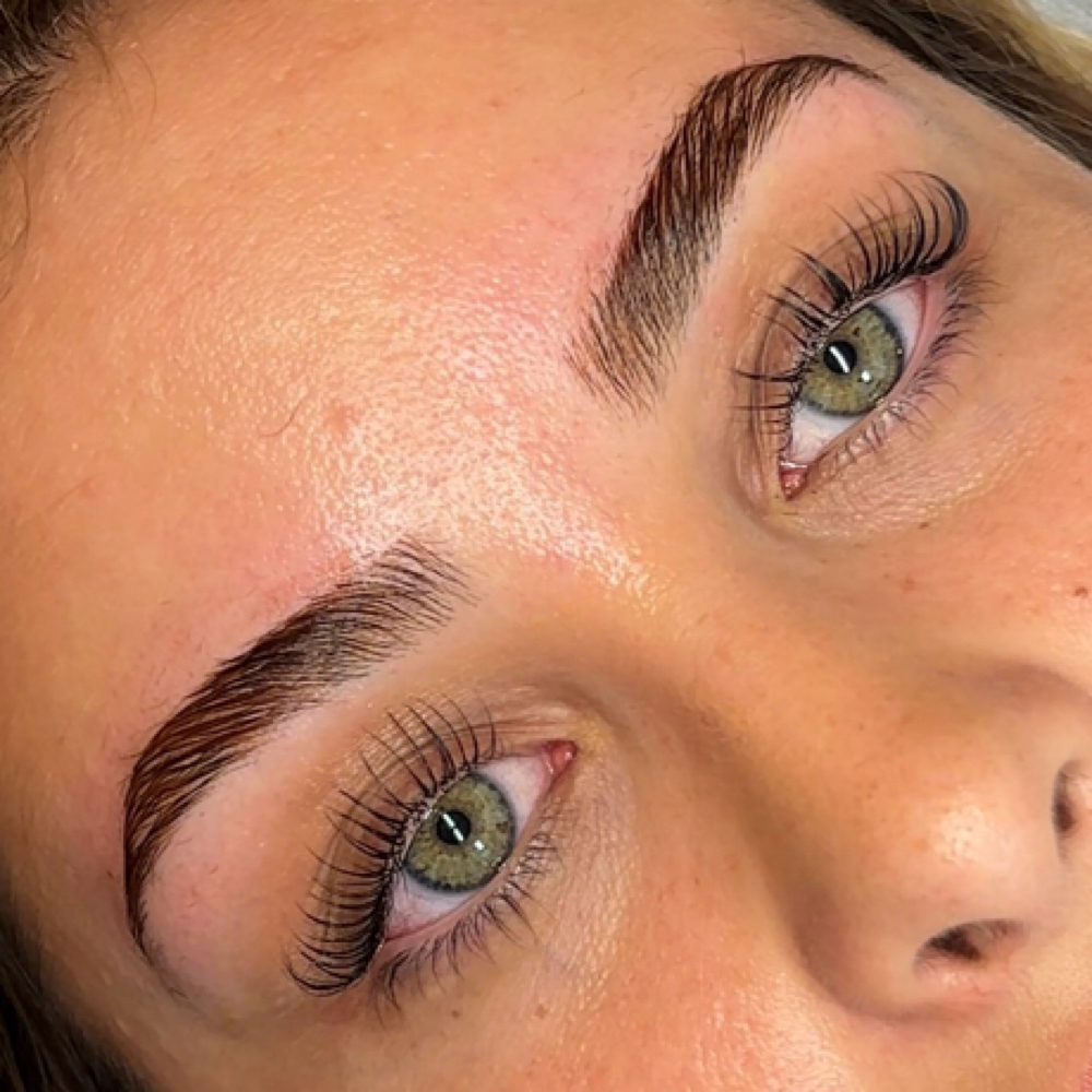 Brow Lami and Lash lift combo 💌 at PureGraceAesthetics in Port St. lucie, FL