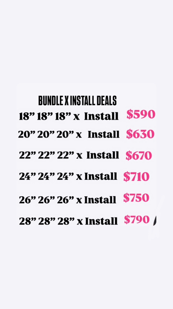 BUNDLE X INSTALL DEAL