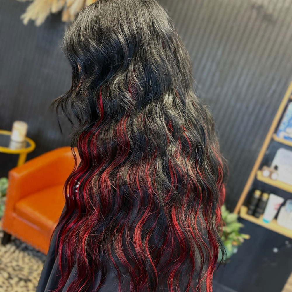 tape in extension install at hair by madeline in Kingsport, TN