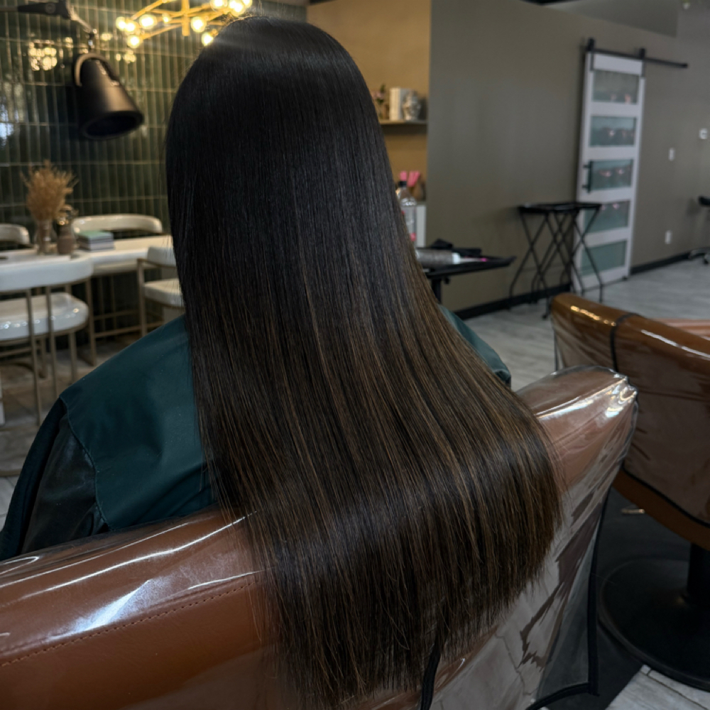 Silk Press|Trim|Deep Conditioning at Hair by Destiny McKenzie in Tonawanda, NY