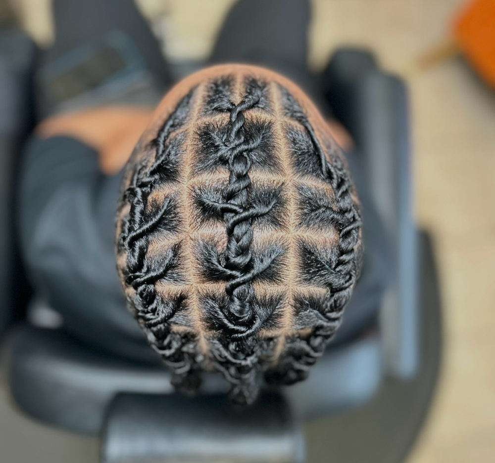 Invisible Barrel Locs at Glamaris Salon in Houston, TX