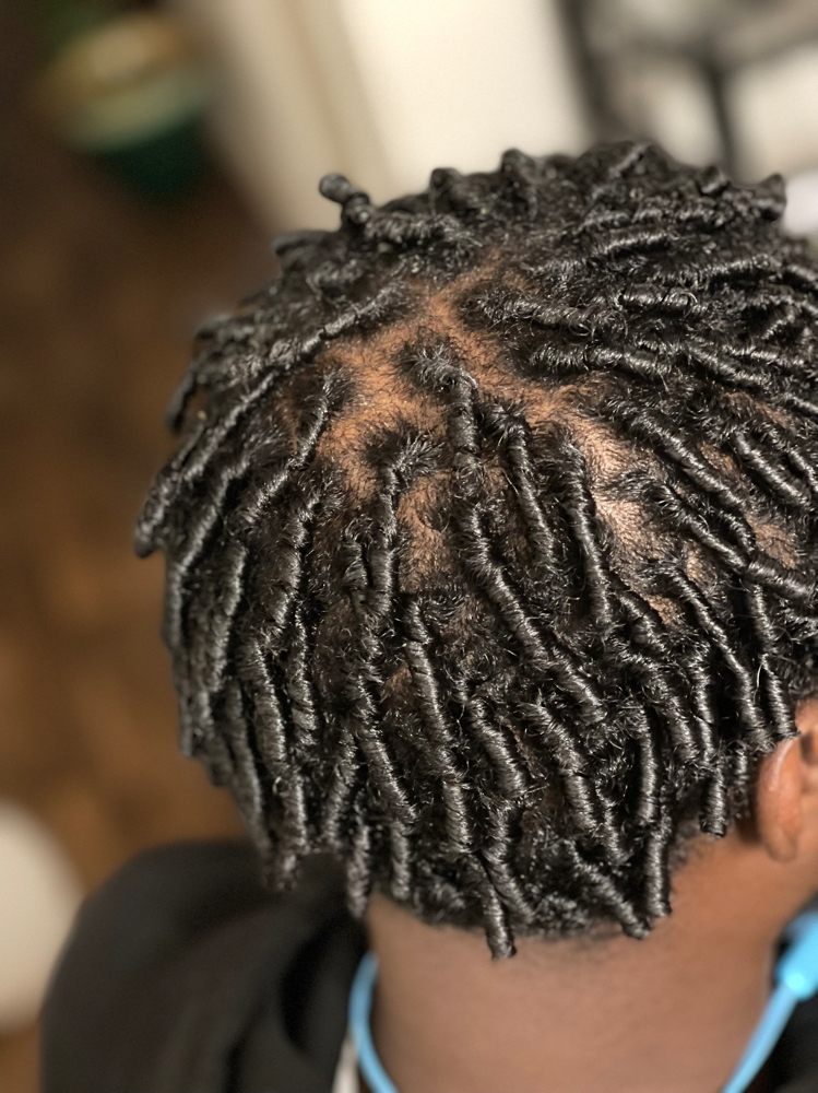 Men Two Strand Twist , Coils