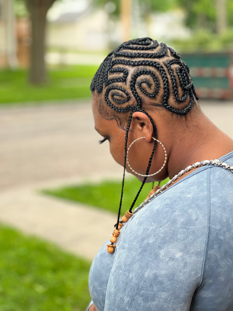 Bald Head Hair Style