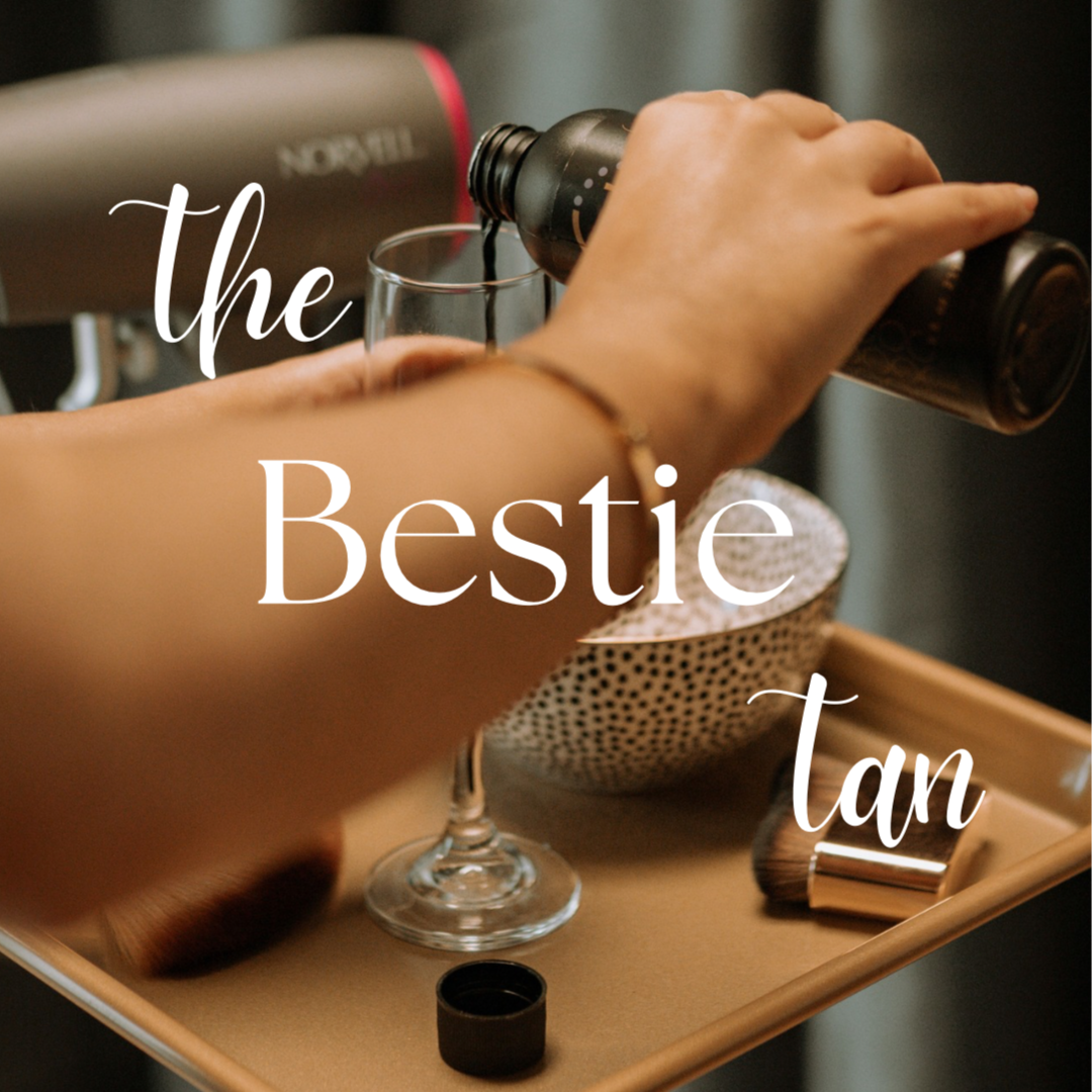 The Bestie Tan at Chelsea Lou’s Boutique & Beauty in Anniston, AL