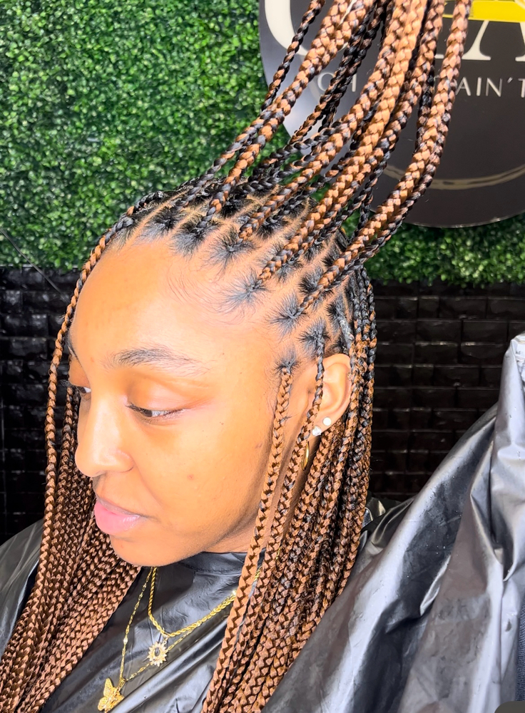 Knotless Braids ( Smedium ) at Oh That Ain’t Bad in Houston, TX