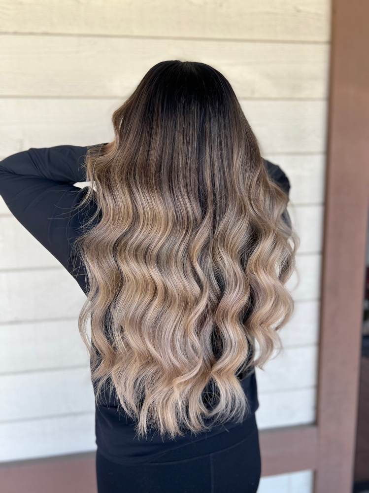 Long/thick Hair Full Balayage
