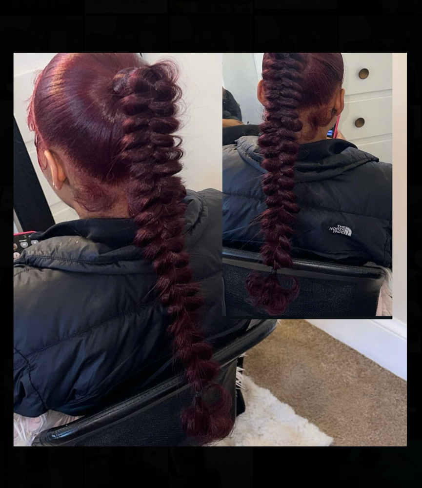 No Part Butterfly Braid