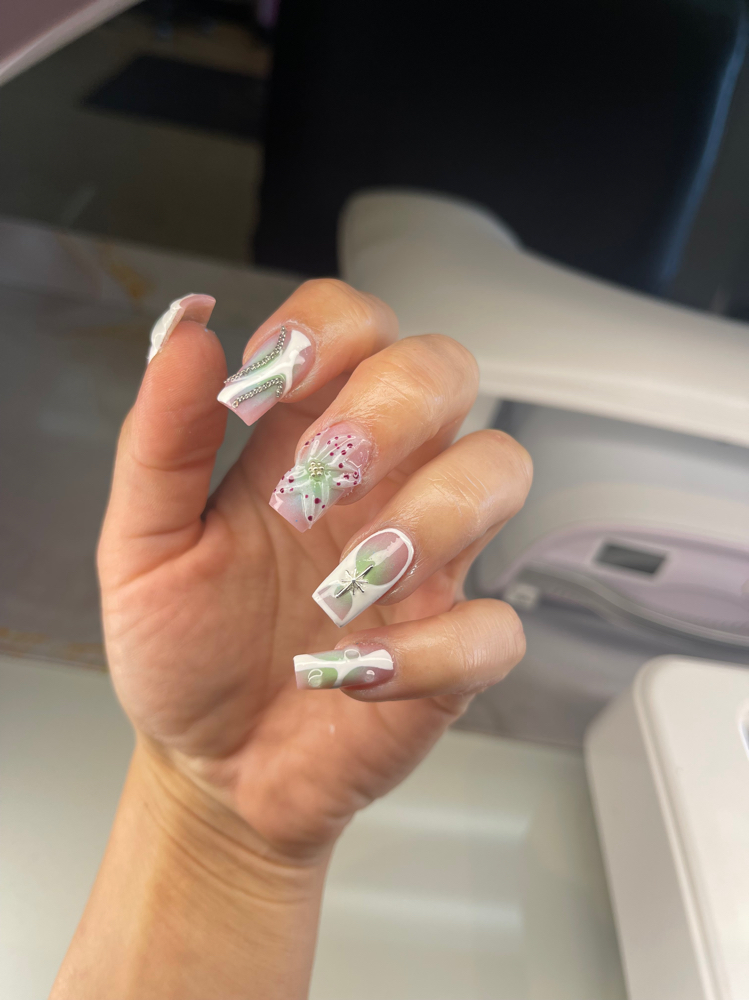 Medium Acrylic Full Set at Nails by Sabra in Fair Oaks, CA