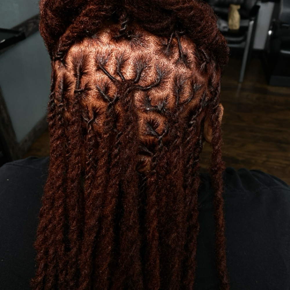 Loc Retwist at NuAura Rose Beautanicals in Birmingham, AL