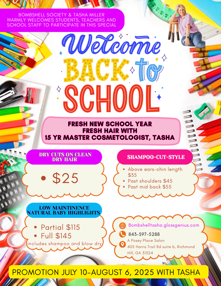Back To School Dry Cut Clean Hair