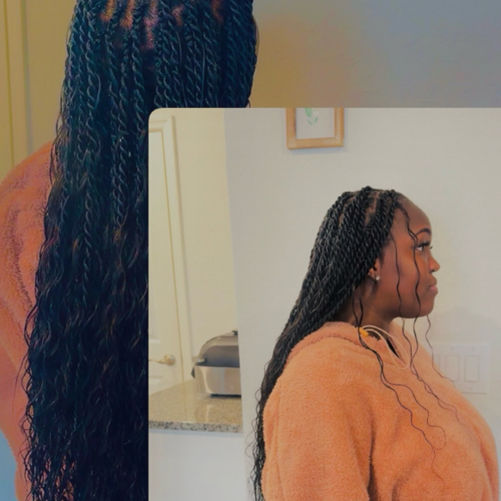 BOHO KNOTLESS TWIST (MEDIUM) at BRAIDS_BY_ROX in Riverview, FL