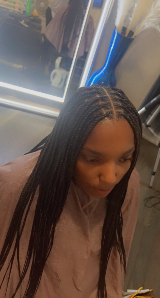 Medium Knotless Braids at Tasha Mac in Chicago, IL