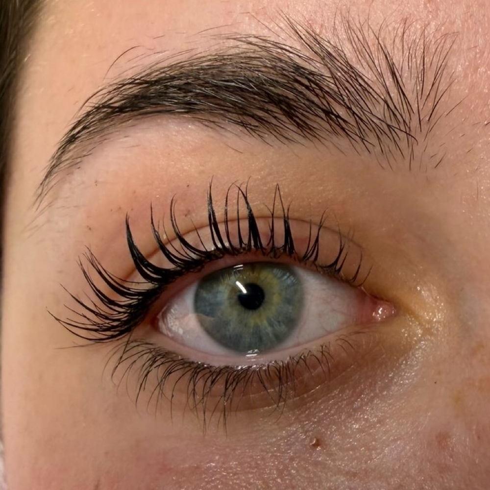 Eyelash lift + tint at Blythe Beauty in hattiesburg, MS